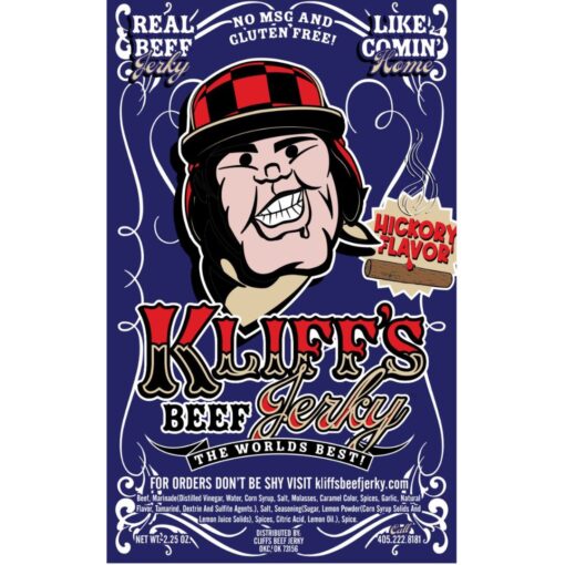 Kliff's Beef Jerky Hickory