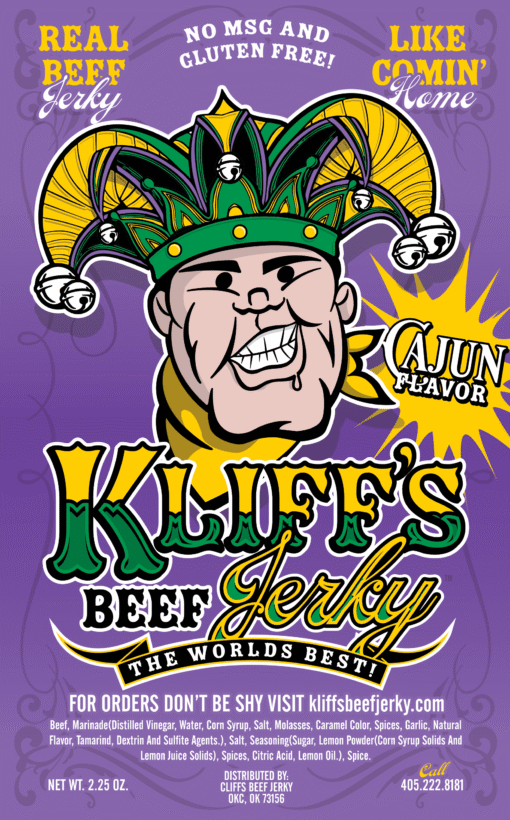Kliff's Beef Jerky Cajun - Image 2