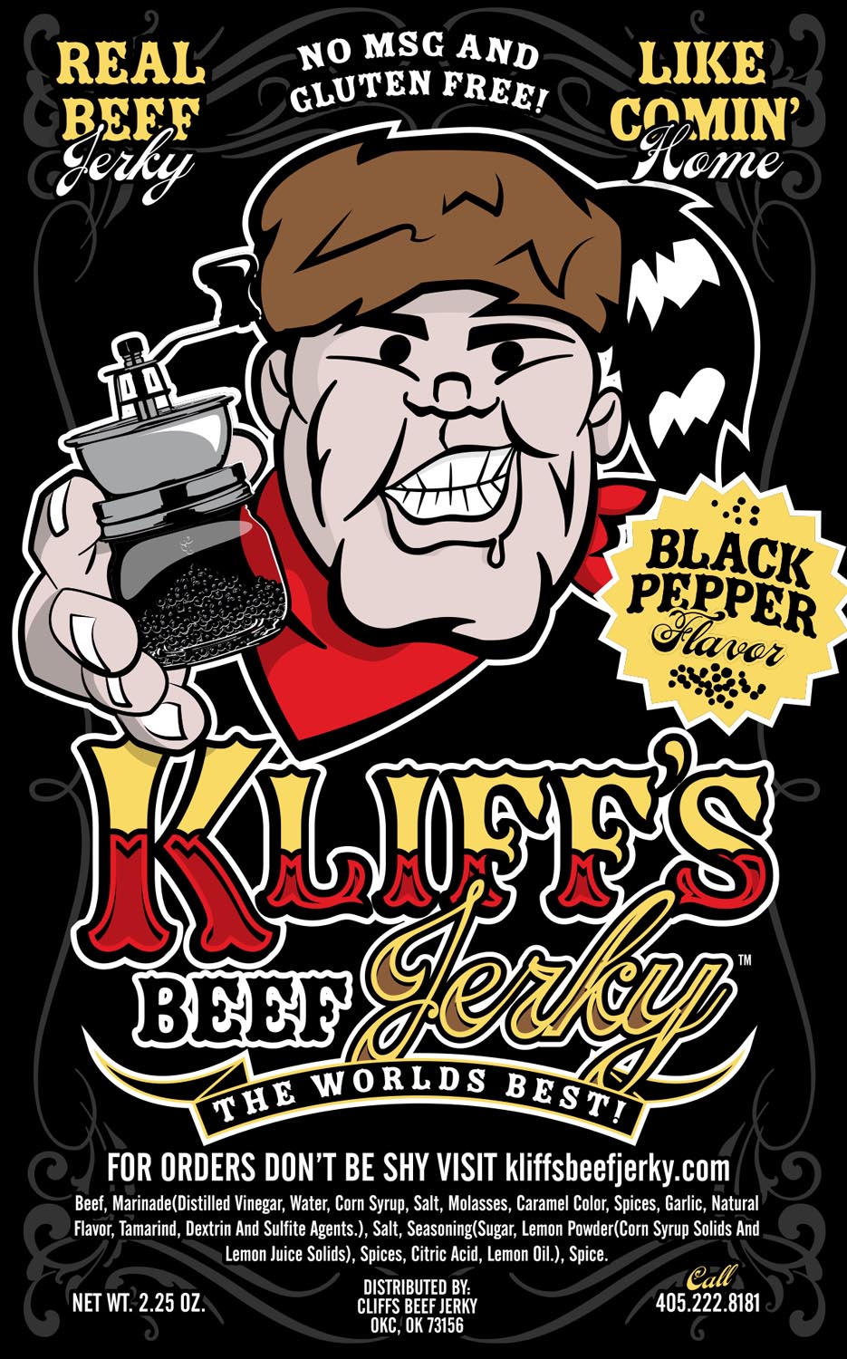 Kliff's Beef Jerky Pepper Case